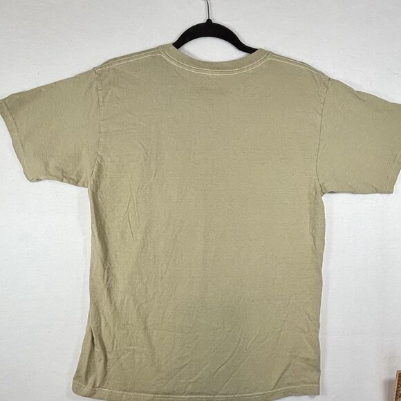 Vintage SENOR FROG’S T Shirt Beige Graphics Surfer Frog Beach Setting - Picture 4 of 7